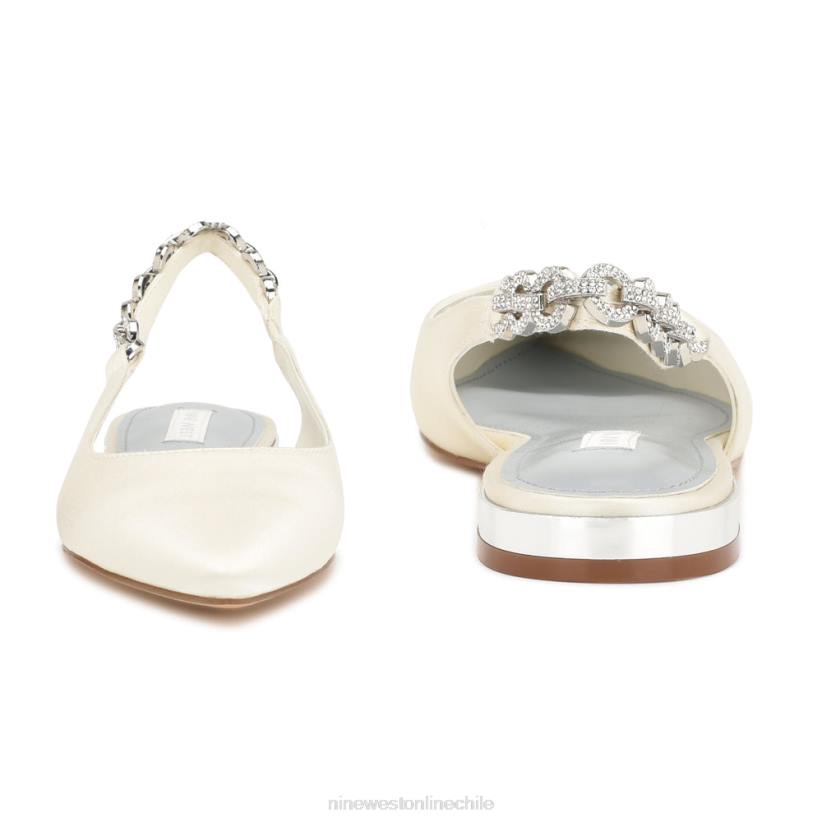 Nine West zapatos planos loriah 2Z2T1783 cristal satinado marfil Nine West zapatillas chile