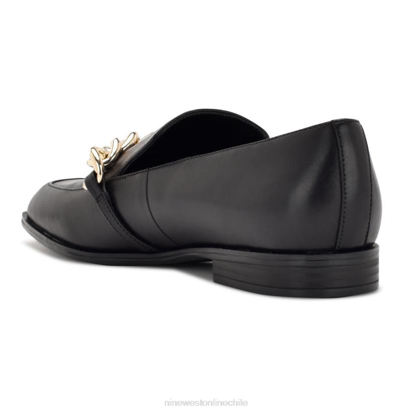 Nine West mocasines sin cordones onxe 2Z2T2158 cuero negro Nine West cartera negra