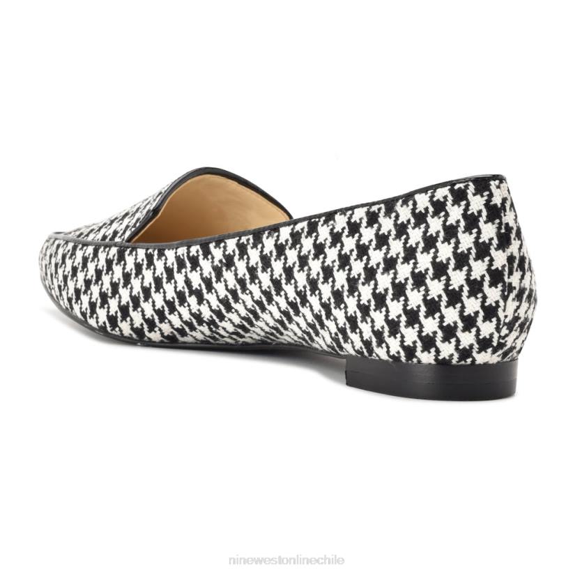 Nine West pisos para fumadores abay 2Z2T2119 pata de gallo blanco/negro Nine West zapatillas chile