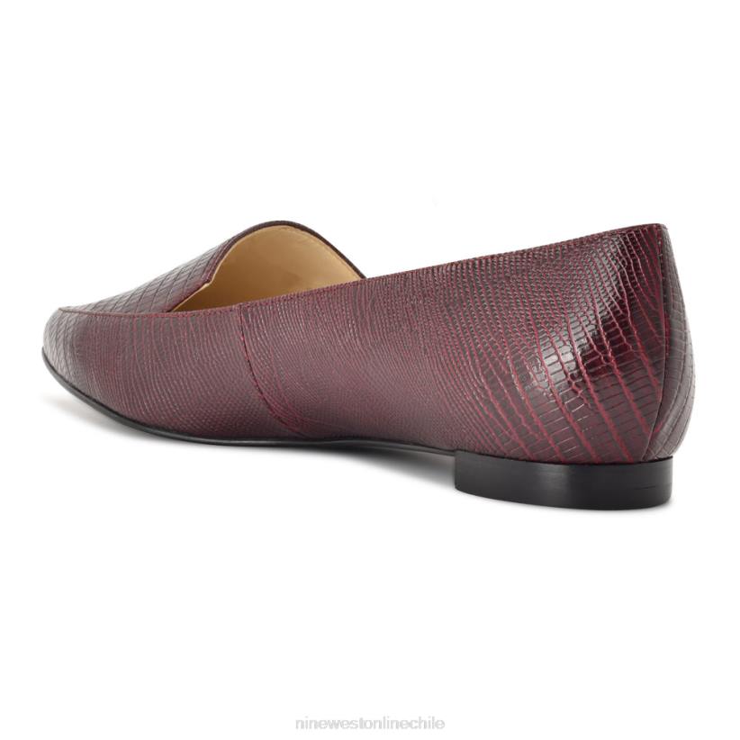 Nine West pisos para fumadores abay 2Z2T2311 estampado de lagarto rojo oscuro Nine West zapatillas chile