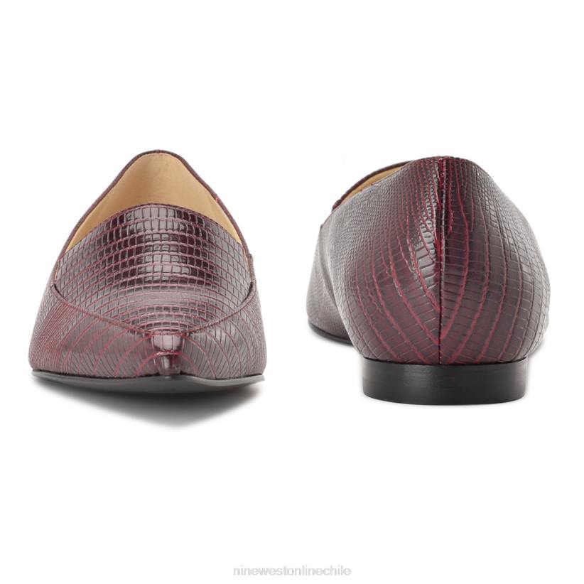 Nine West pisos para fumadores abay 2Z2T2311 estampado de lagarto rojo oscuro Nine West zapatillas chile