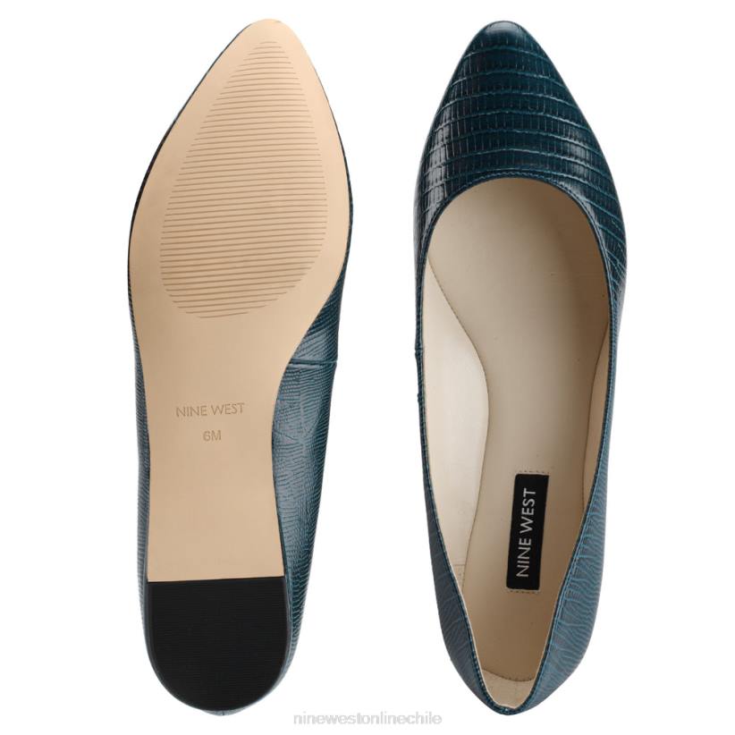 Nine West zapatos planos con punta de almendra 2Z2T2284Nine West cartera negra