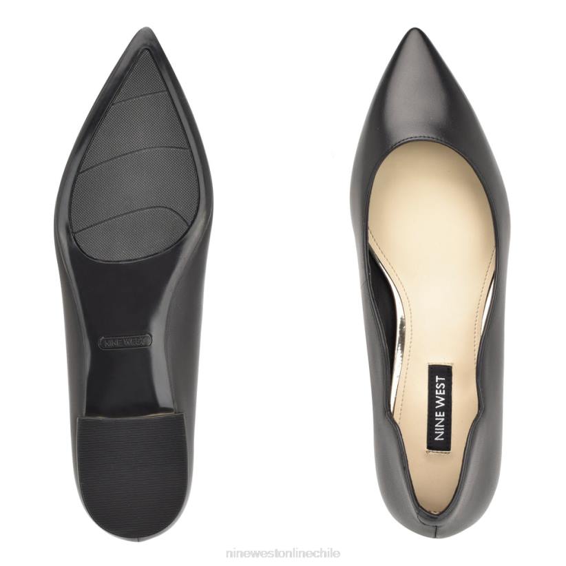 Nine West zapatos planos con punta puntiaguda lovlady 2Z2T2299 cuero negro Nine West zapatillas chile
