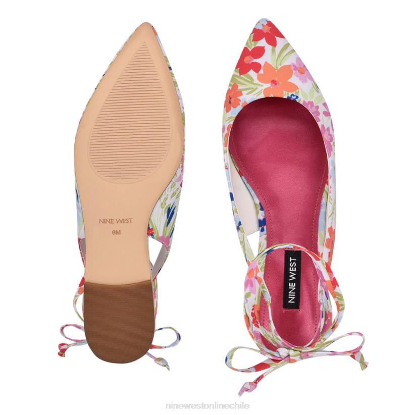 Nine West zapatos planos con puntera puntiaguda y cruzados en el tobillo 2Z2T1919Nine West shoes