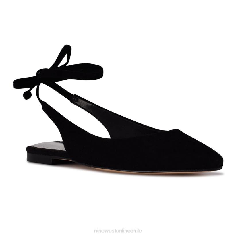 Nine West zapatos planos con puntera puntiaguda y cruzados en el tobillo 2Z2T1921Nine West zapatillas chile