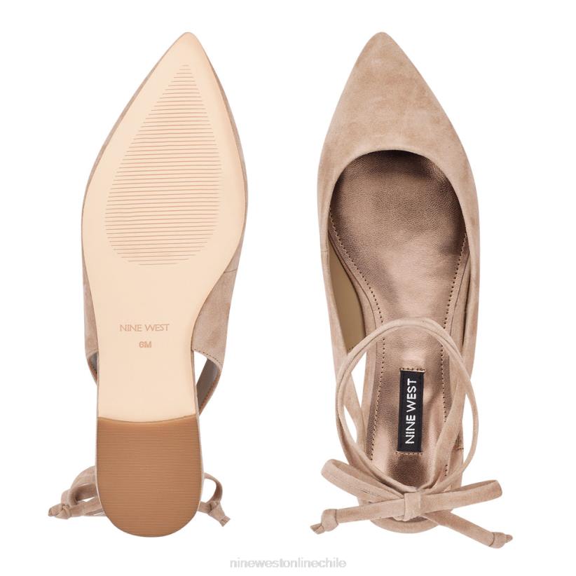 Nine West zapatos planos con puntera puntiaguda y cruzados en el tobillo 2Z2T2252Nine West chile carteras
