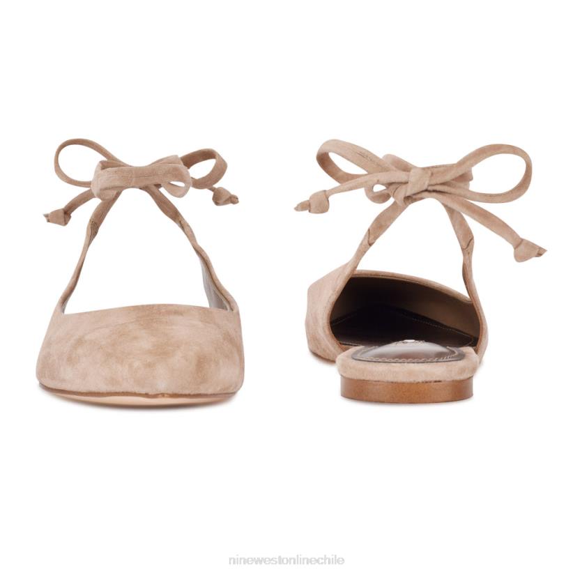 Nine West zapatos planos con puntera puntiaguda y cruzados en el tobillo 2Z2T2323Nine West zapatillas chile