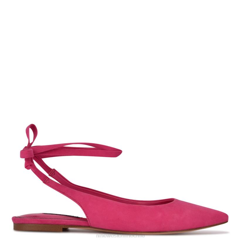 Nine West zapatos planos con puntera puntiaguda y cruzados en el tobillo 2Z2T966Nine West sandals
