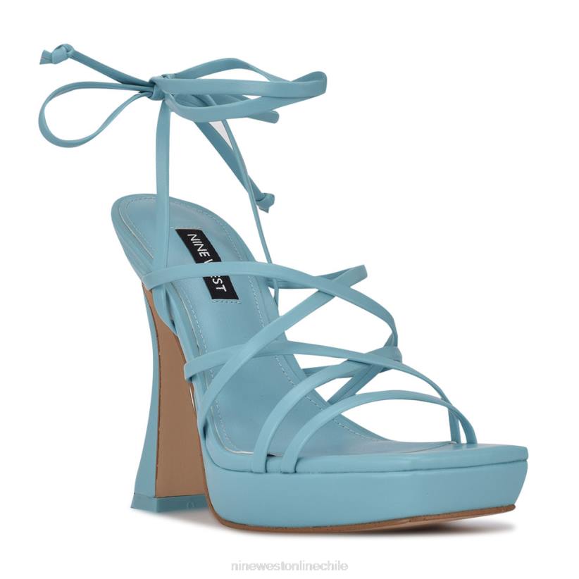 Nine West sandalias ailey con plataforma cruzada en el tobillo 2Z2T1018 azul Nine West cartera negra