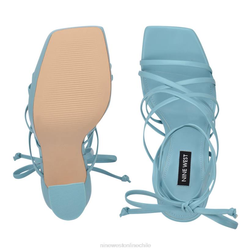 Nine West sandalias ailey con plataforma cruzada en el tobillo 2Z2T1018 azul Nine West cartera negra