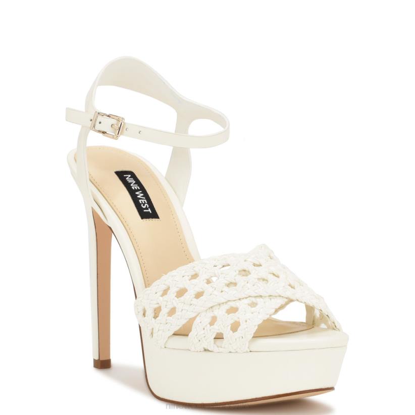 Nine West sandalias grecia plataforma 2Z2T1707 blanco Nine West chile outlet