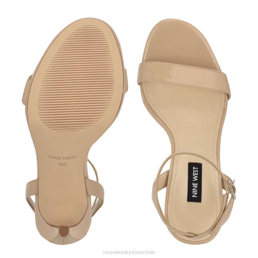 Nine West sandalias loola con tira en el tobillo 2Z2T2389 café con leche ligero Nine West zapatillas chile