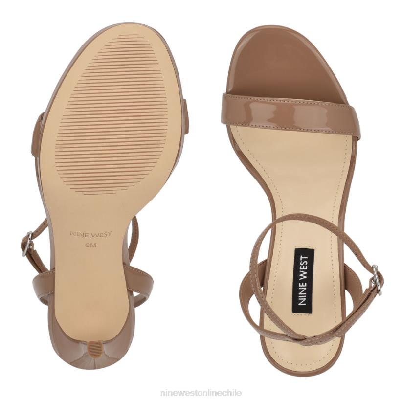 Nine West sandalias loola con tira en el tobillo 2Z2T2391 arcilla Nine West chile outlet