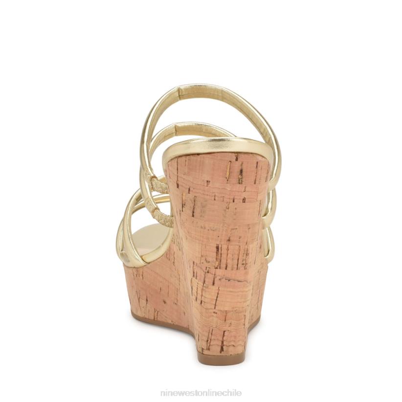 Nine West sandalias alpargatas con cuña Haloway 2Z2T665 platino Nine West shoes