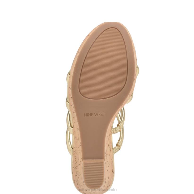 Nine West sandalias alpargatas con cuña Haloway 2Z2T665 platino Nine West shoes