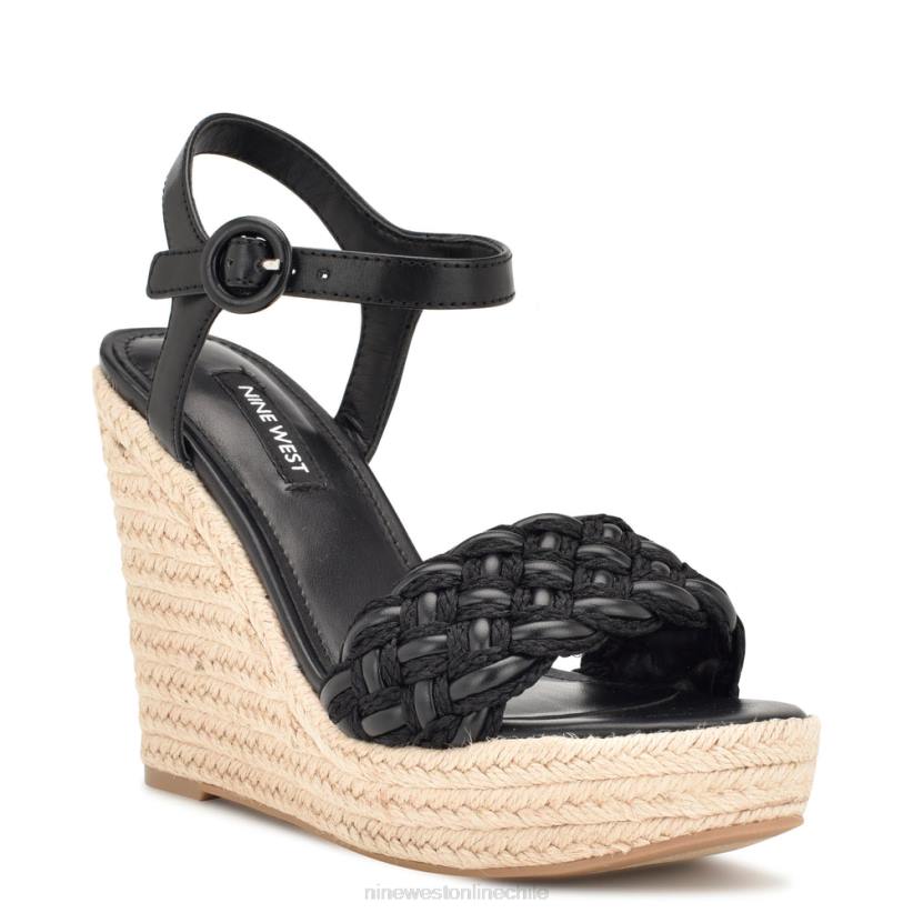 Nine West sandalias alpargatas con cuña hosana 2Z2T746 negro Nine West chile carteras