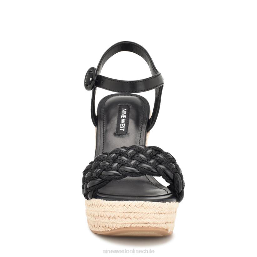 Nine West sandalias alpargatas con cuña hosana 2Z2T746 negro Nine West chile carteras