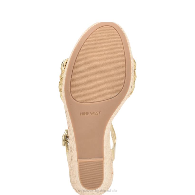 Nine West sandalias alpargatas con cuña hosana 2Z2T748 platino Nine West cartera negra
