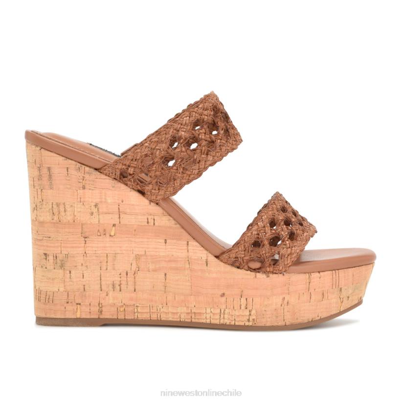 Nine West sandalias con cuña kalani 2Z2T743 oscuro natural Nine West shoes