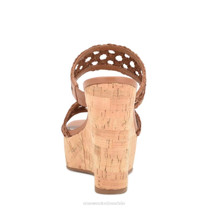 Nine West sandalias con cuña kalani 2Z2T743 oscuro natural Nine West shoes