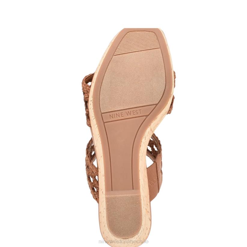 Nine West sandalias con cuña kalani 2Z2T743 oscuro natural Nine West shoes
