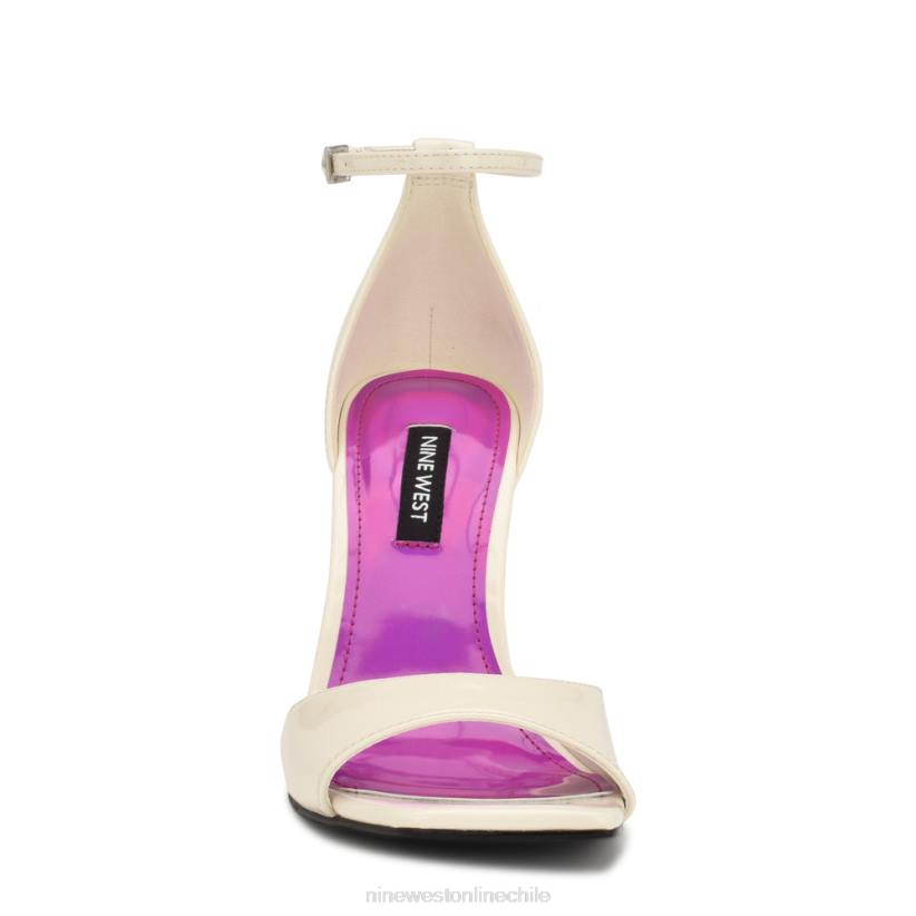 Nine West sandalias cuña hallena 2Z2T749 charol crema chic Nine West shoes