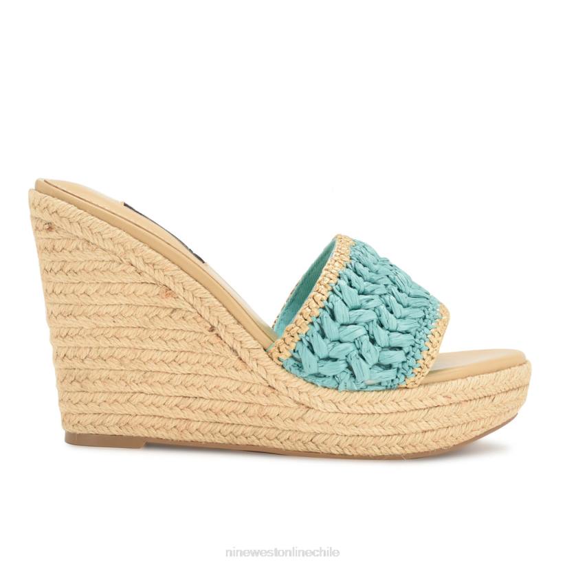 Nine West sandalias holand alpargatas con cuña 2Z2T663 azul agua Nine West chile outlet