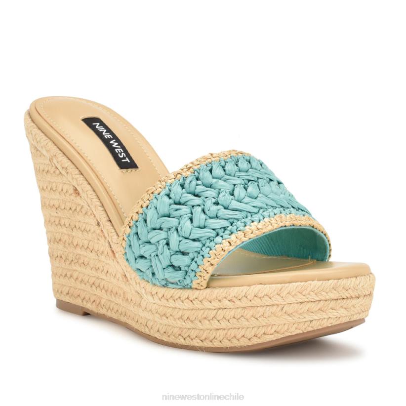 Nine West sandalias holand alpargatas con cuña 2Z2T663 azul agua Nine West chile outlet