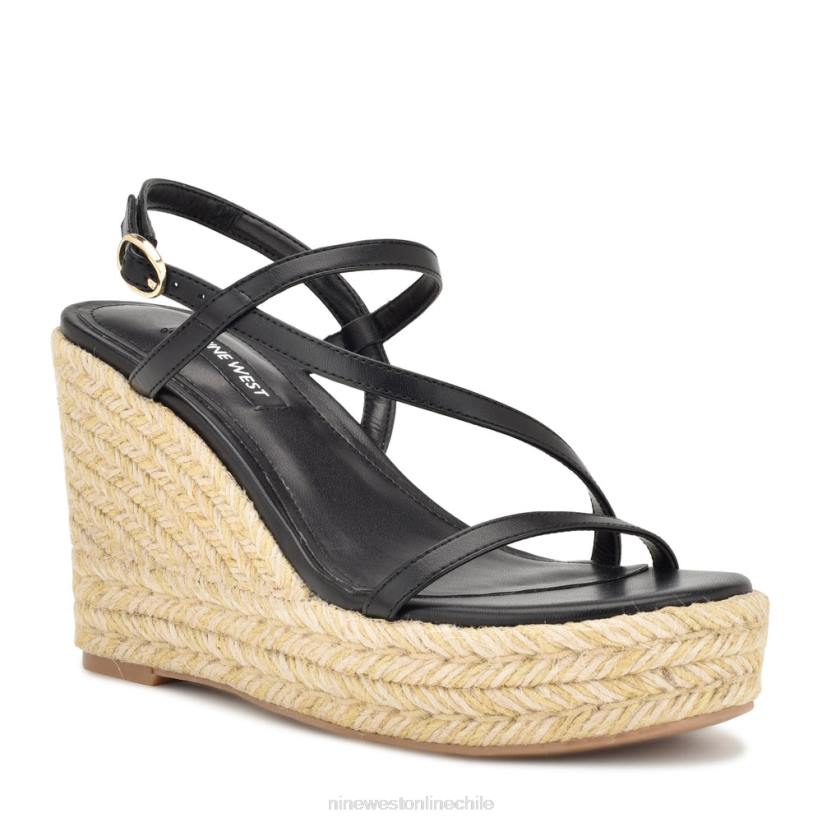 Nine West sandalias jills alpargatas con cuña 2Z2T1134 negro Nine West sandals