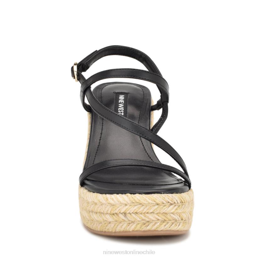 Nine West sandalias jills alpargatas con cuña 2Z2T1134 negro Nine West sandals