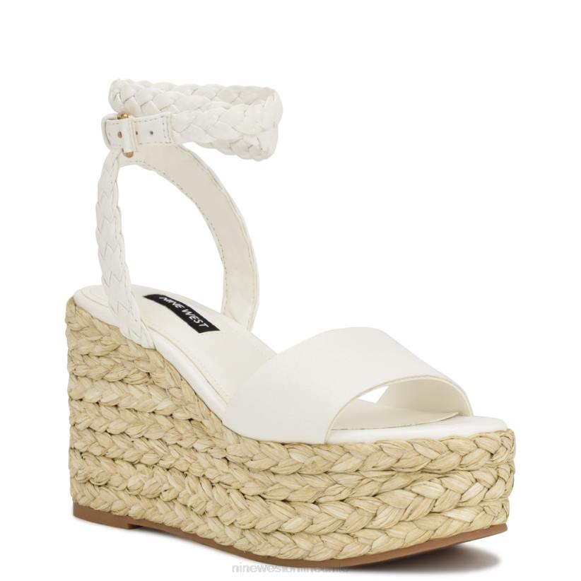 Nine West sandalias keily alpargatas con cuña 2Z2T751 blanco Nine West zapatillas chile