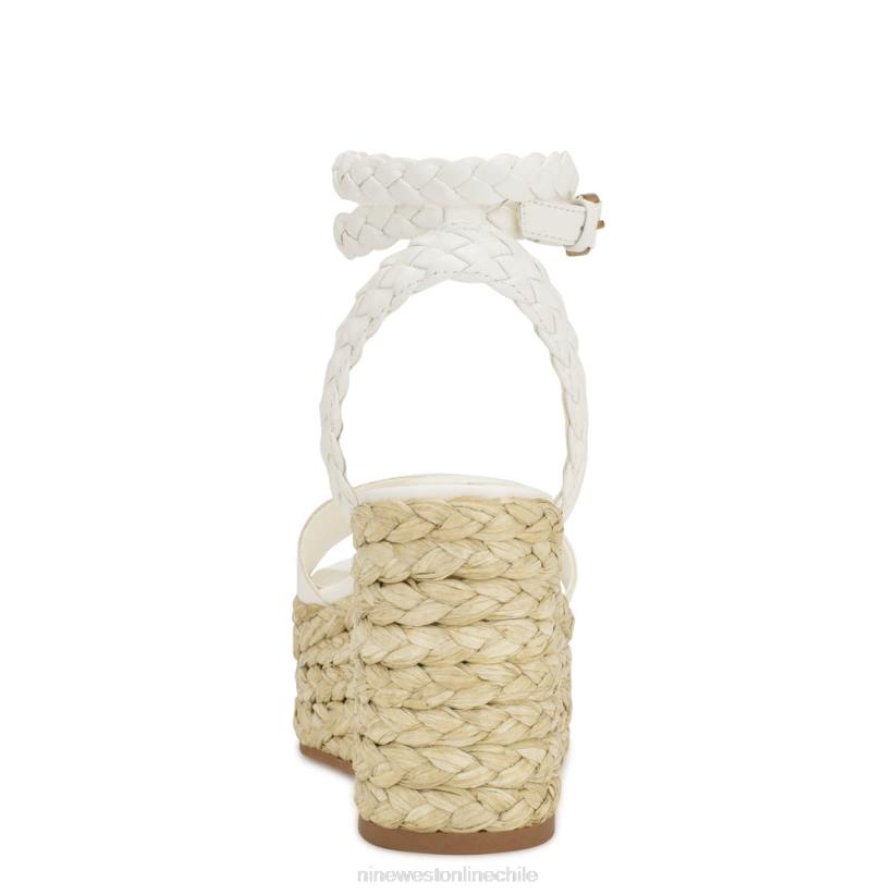 Nine West sandalias keily alpargatas con cuña 2Z2T751 blanco Nine West zapatillas chile