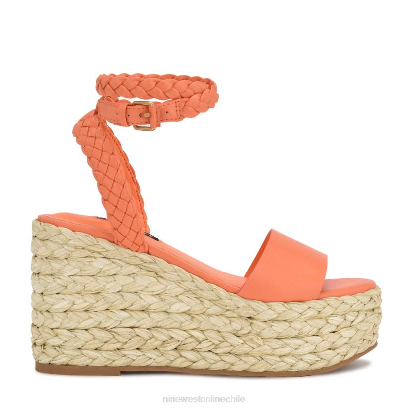 Nine West sandalias keily alpargatas con cuña 2Z2T752 naranja Nine West chile carteras