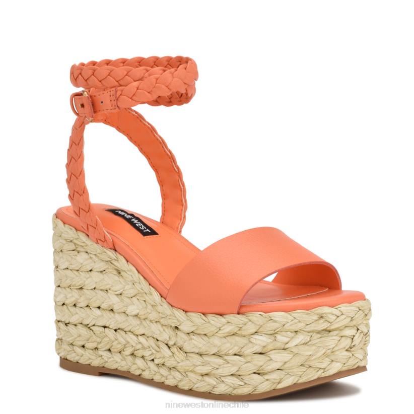 Nine West sandalias keily alpargatas con cuña 2Z2T752 naranja Nine West chile carteras