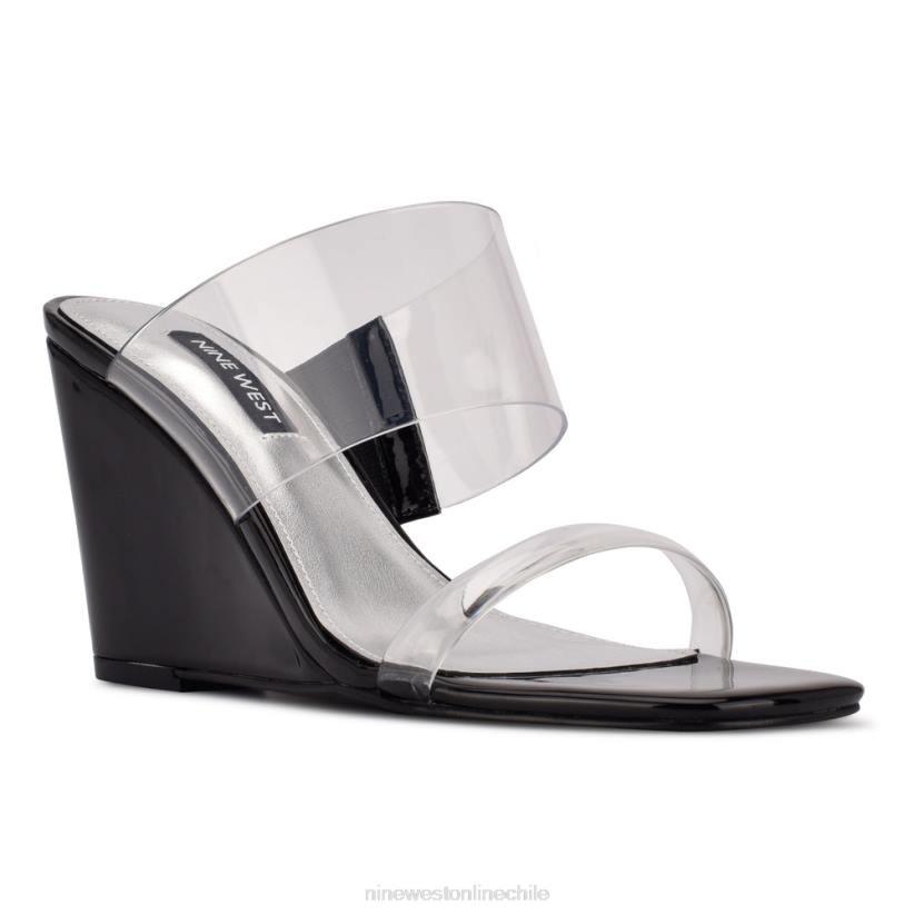 Nine West sandalias nats con cuña 2Z2T1914 claro/negro Nine West sandals
