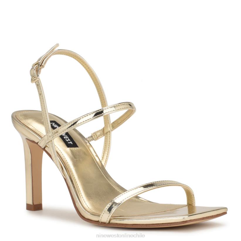 Nine West sandalias con tacón y tira trasera Olah 2Z2T163 platino Nine West zapatillas chile