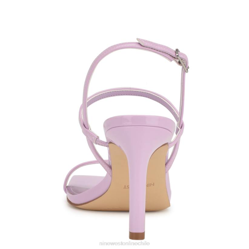 Nine West sandalias con tacón y tira trasera Olah 2Z2T164 charol lila Nine West chile carteras