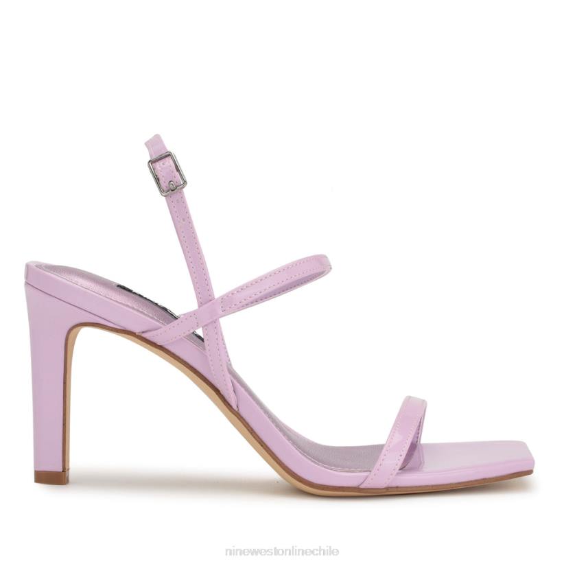 Nine West sandalias con tacón y tira trasera Olah 2Z2T1716 charol lila Nine West sandals Nine West sandalias con tacón y tira trasera Olah 2Z2T1716 charol lila Nine West sandals