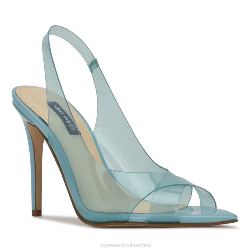 Nine West sandalias de tacón con tira trasera en lunares 2Z2T1046 azul Nine West chile carteras