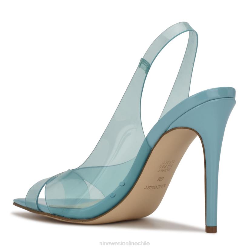 Nine West sandalias de tacón con tira trasera en lunares 2Z2T1046 azul Nine West chile carteras