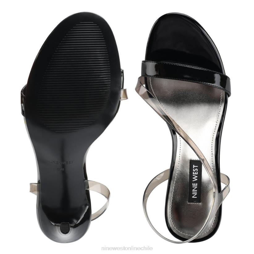 Nine West sandalias magee con tacón y tira trasera 2Z2T434 negro/humo Nine West chile carteras