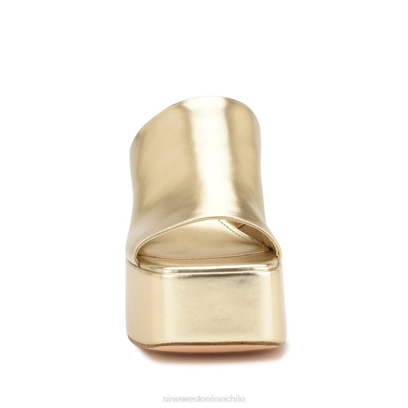 Nine West mules con plataforma danzi 2Z2T674 platino Nine West chile carteras