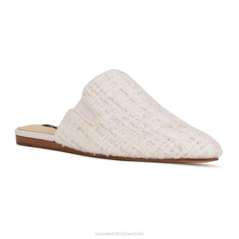 Nine West mules freeda con puntera puntiaguda 2Z2T2345 boucle blanco Nine West shoes