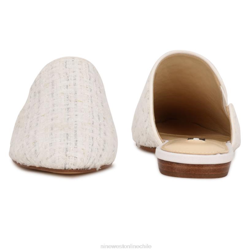 Nine West mules freeda con puntera puntiaguda 2Z2T2345 boucle blanco Nine West shoes