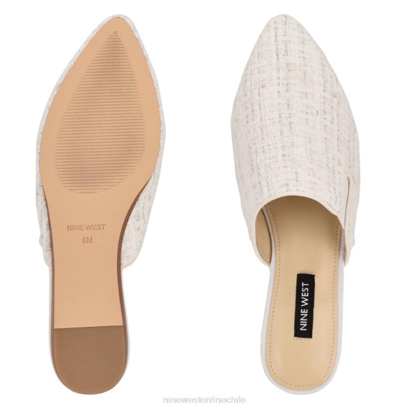 Nine West mules freeda con puntera puntiaguda 2Z2T2345 boucle blanco Nine West shoes