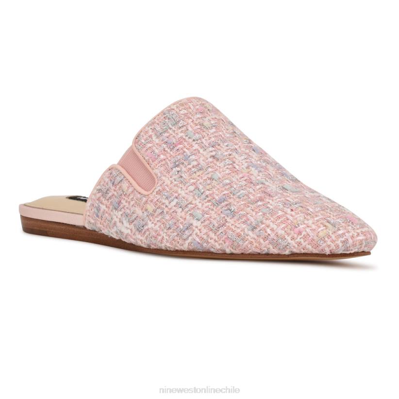 Nine West mules freeda con puntera puntiaguda 2Z2T2346 boucle rosa claro Nine West sandals