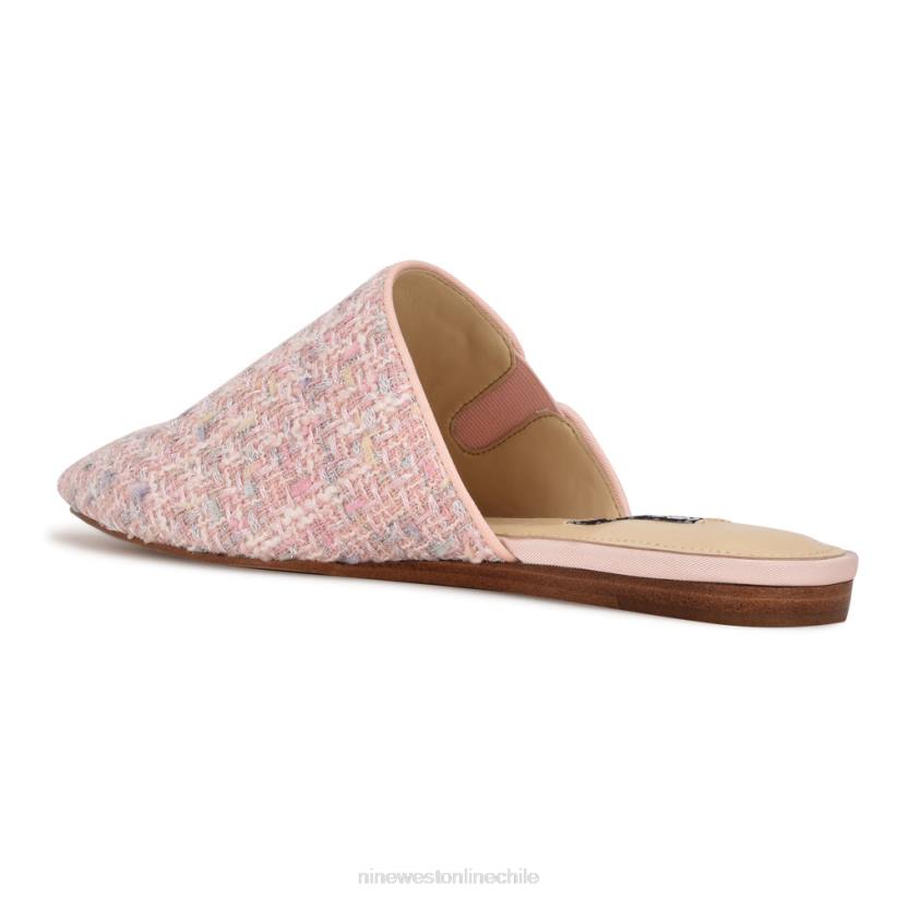 Nine West mules freeda con puntera puntiaguda 2Z2T2346 boucle rosa claro Nine West sandals