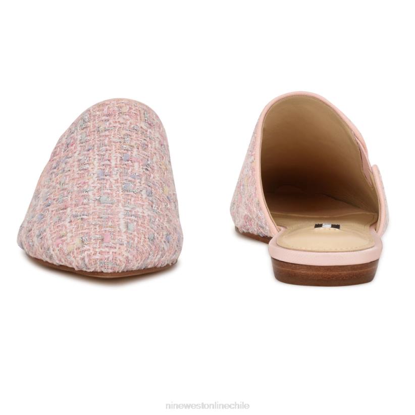 Nine West mules freeda con puntera puntiaguda 2Z2T2346 boucle rosa claro Nine West sandals