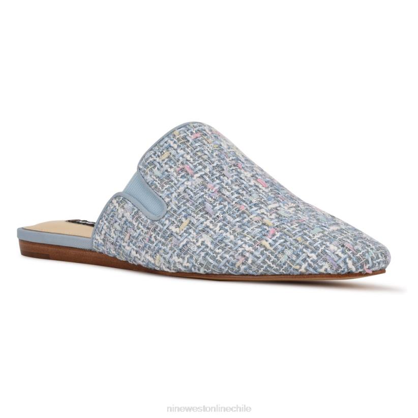 Nine West mules freeda con puntera puntiaguda 2Z2T2347 boucle azul claro Nine West zapatillas chile