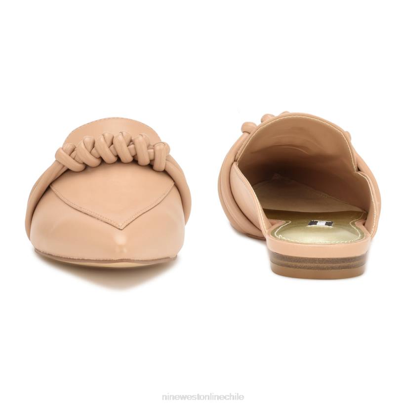 Nine West mules planos Aliby 2Z2T2092 rubor cálido Nine West cartera negra
